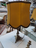 Retro Lampe mit Messing Fuß