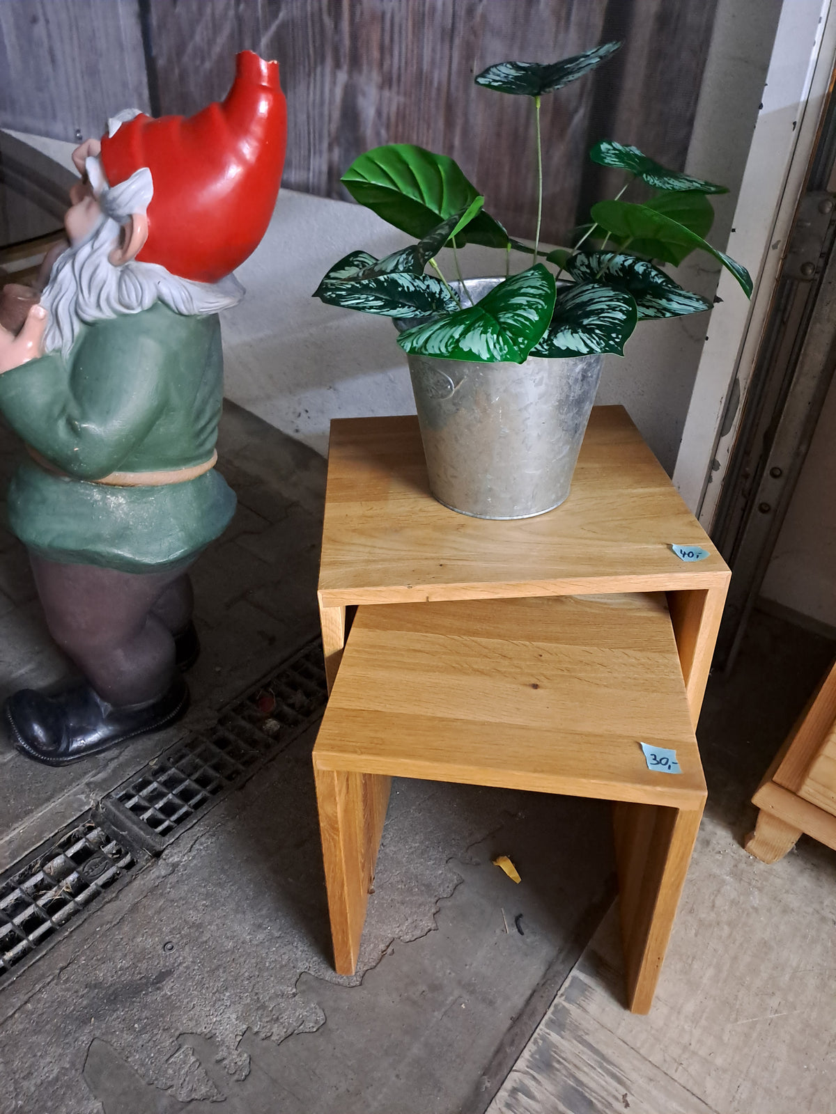 Besitelltisch Set aus Holz