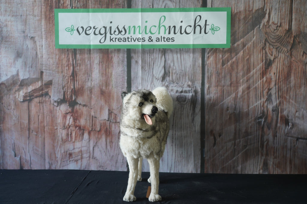 Großes Stofftier (Husky)
