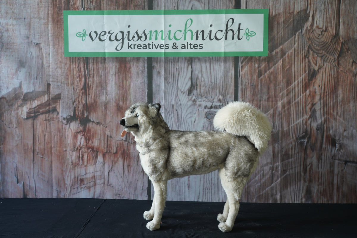 Großes Stofftier (Husky)