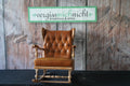 Chesterfield Schaukelstuhl Leder