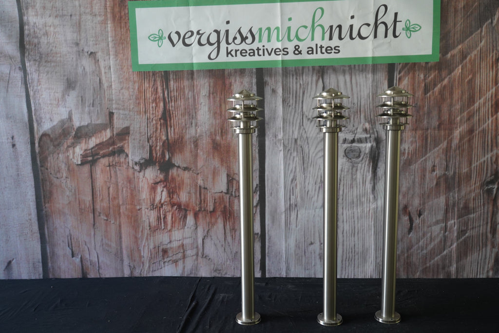 Outdoor Stehlampen Set 3x