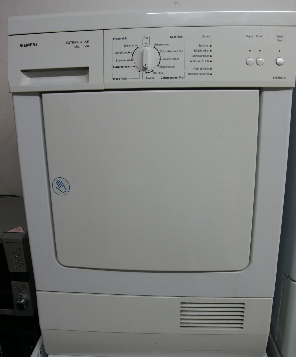 siemens extraklasse champion 6 kg tronic trockner