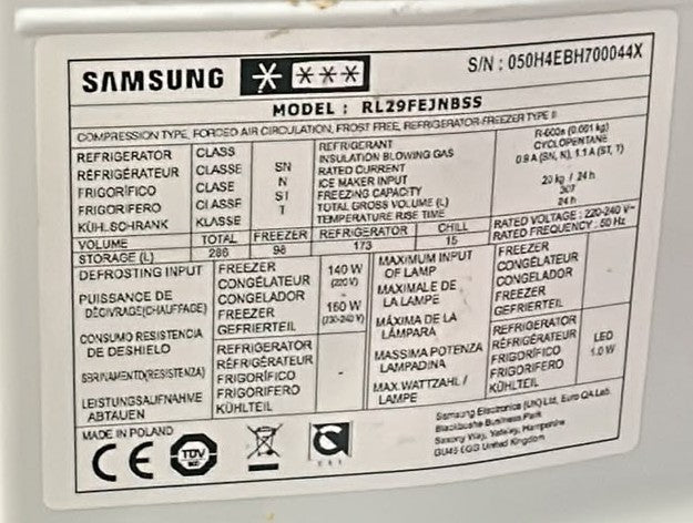 Samsung Kühl / Gerierkombination