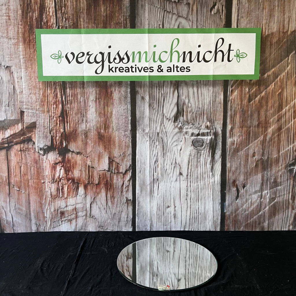 Rahmenloser runder Wandspiegel